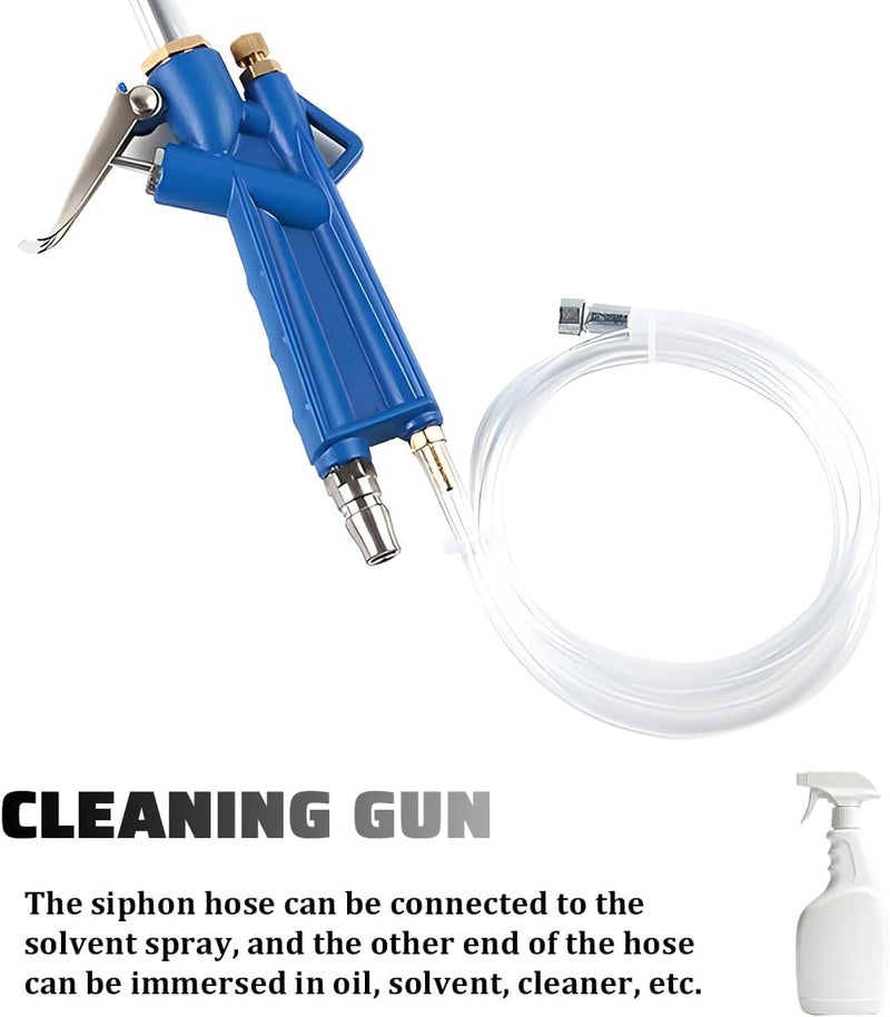 FALVFUN Car Air Blow Gun Pneumatic Engine Cleaning Gun with 4FT Hose, Vehicle Engine Dust Cleaning Sprayer Tool for Narrow Space, High Pressure Cleaner Degreaser Spray Tool, Universal Fit - Image 5